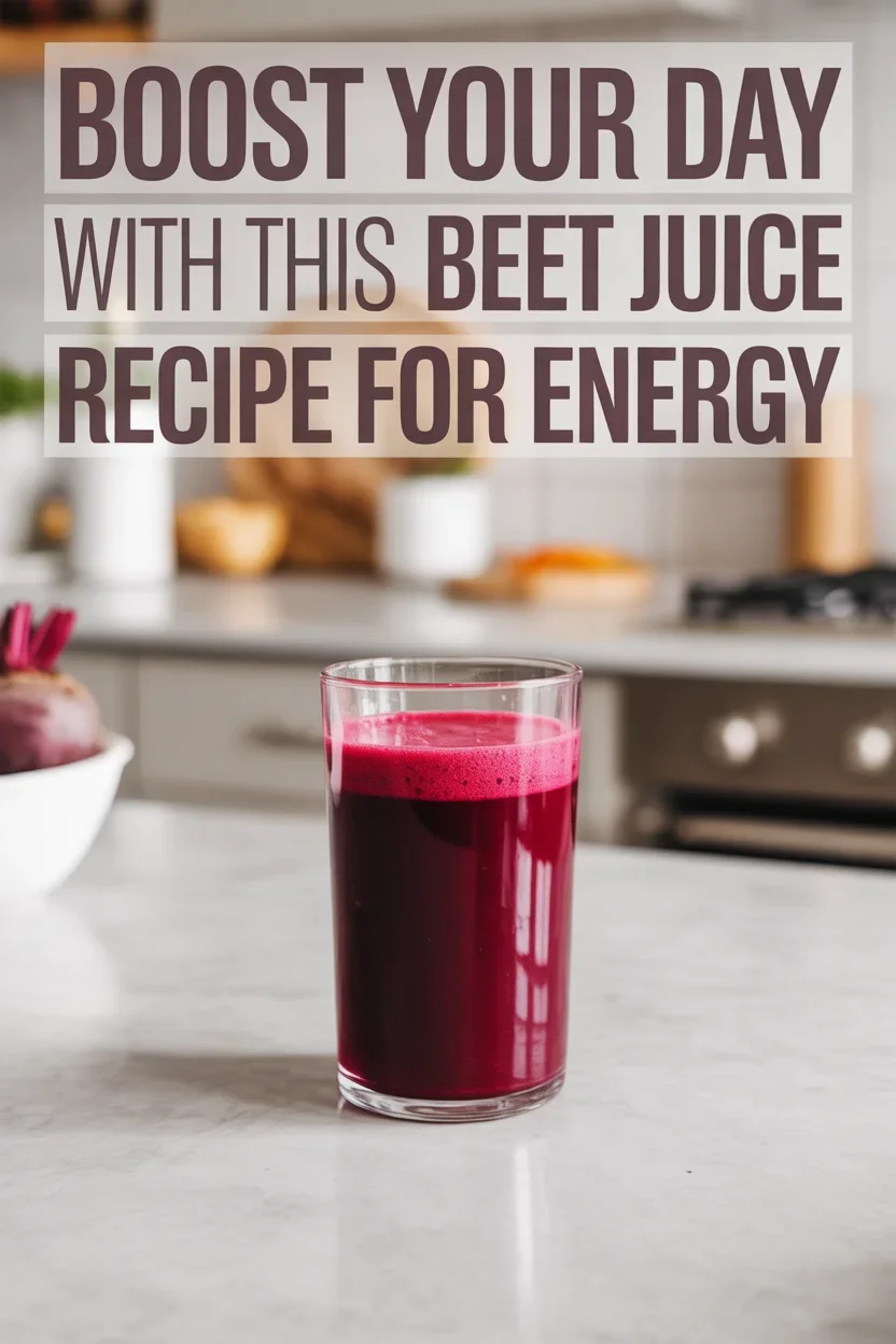 beet juice recipe for energy