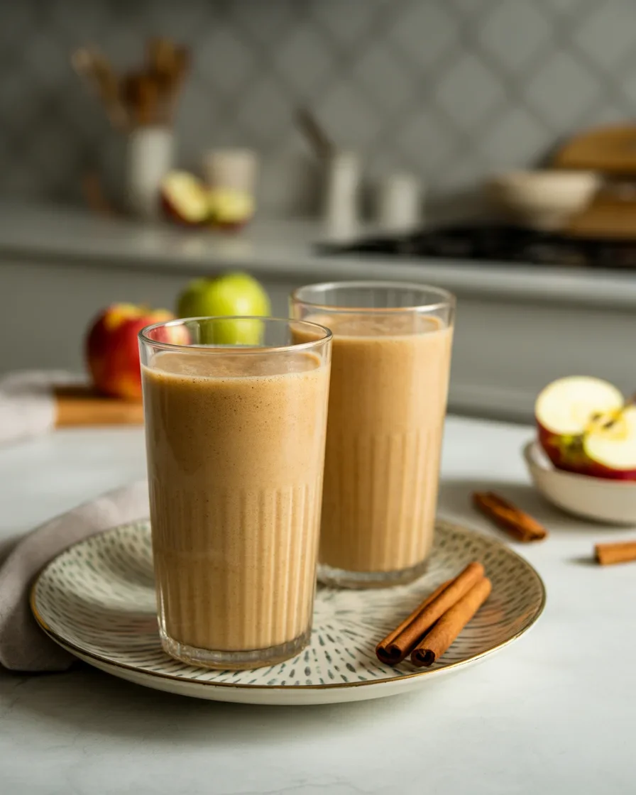 Cozy Up with This Warm Apple Pie Smoothie Delight