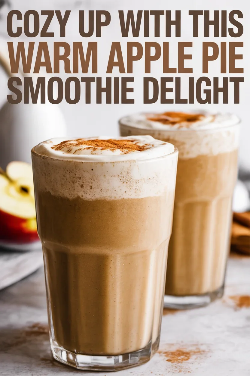 Warm Apple Pie Smoothie