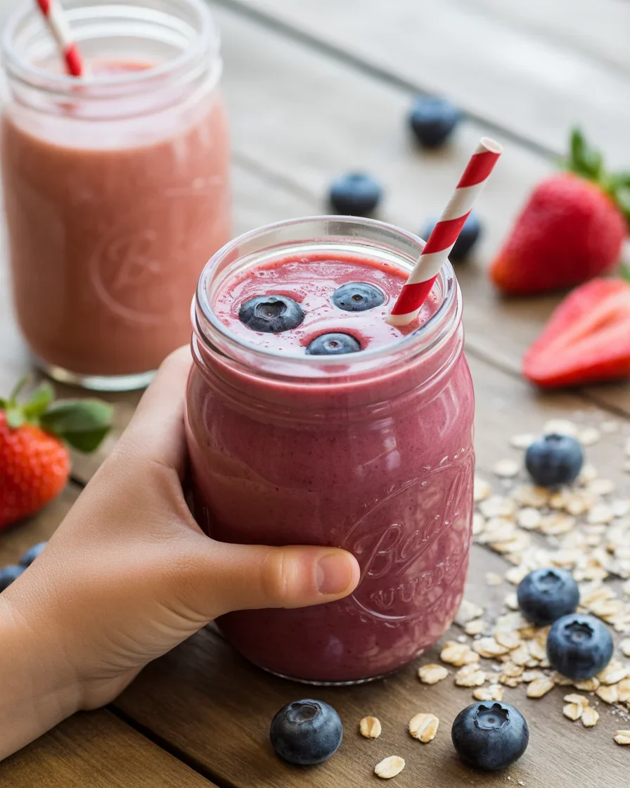 Creamy Oatmeal Breakfast Smoothie {A Delicious Morning Boost!}