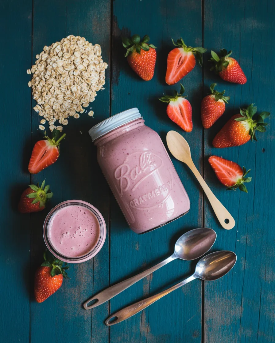 Creamy Oatmeal Breakfast Smoothie {A Delicious Morning Boost!}