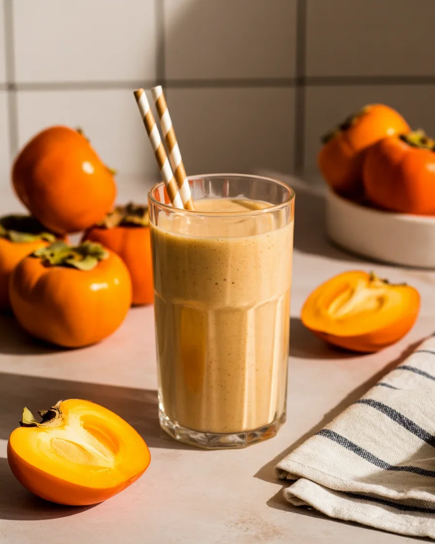 Creamy Yogurt Persimmon Smoothie for a Refreshing Treat