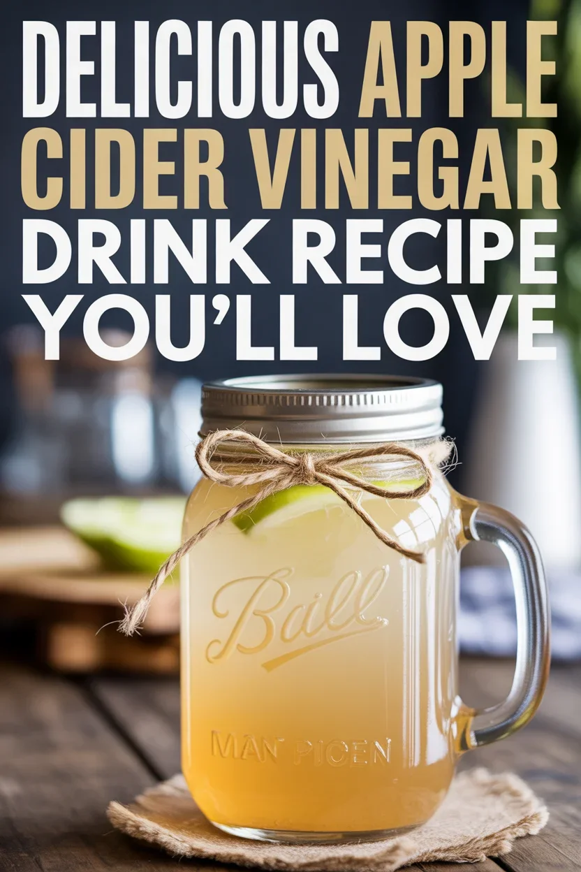 Delicious Apple Cider Vinegar Drink Recipe You’ll Love