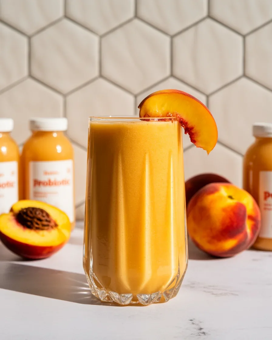 Delicious Peach Probiotic Smoothie Recipe You’ll Love