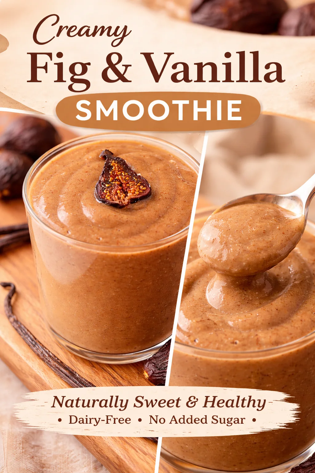 Delicious Vanilla Fig Smoothie | A Sweet 5-Minute Delight