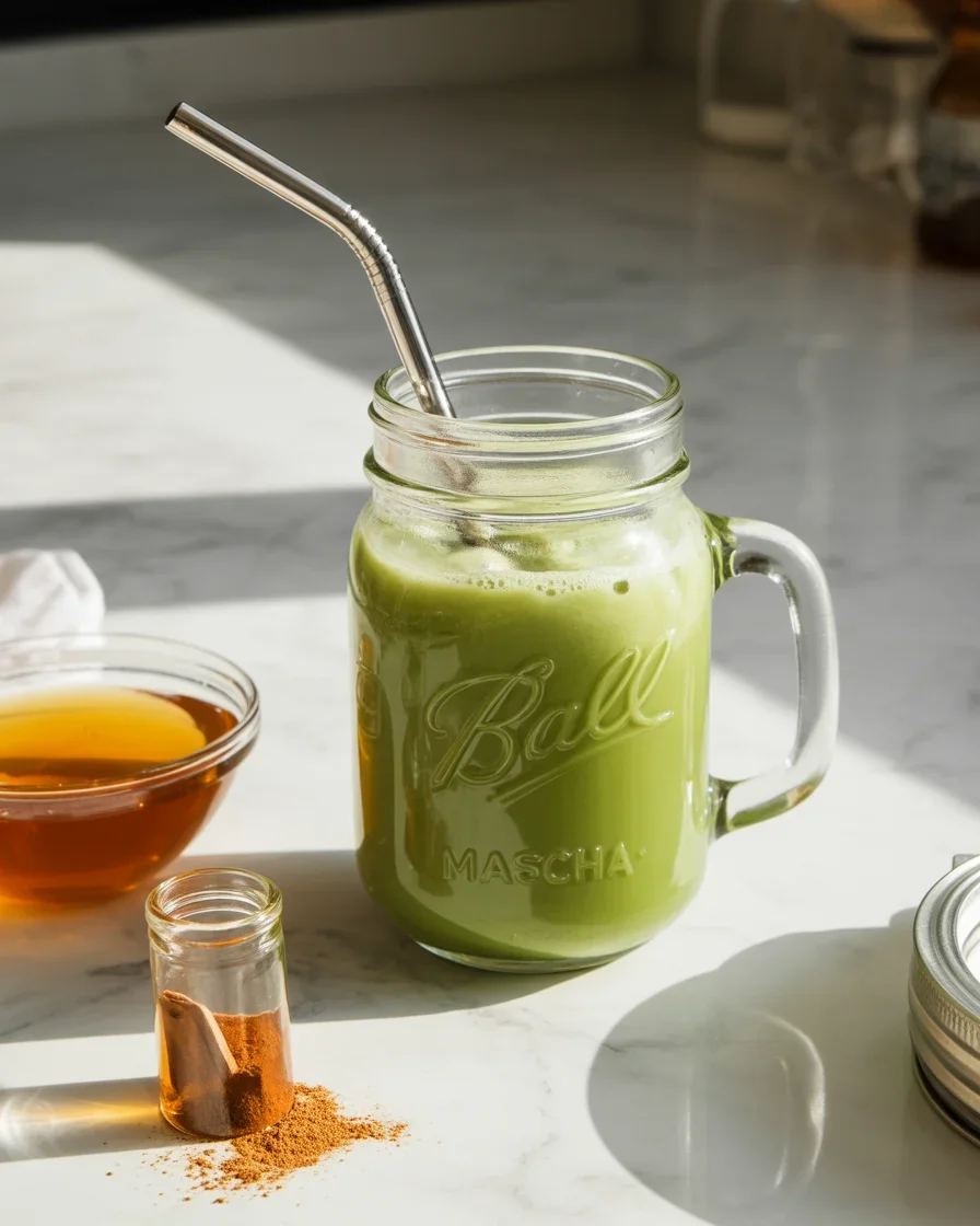 Vanilla Iced Matcha Latte