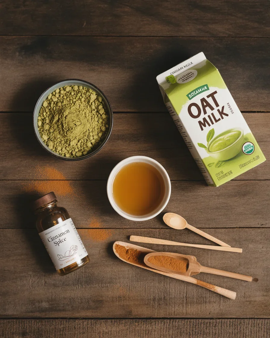 Vanilla Iced Matcha Latte