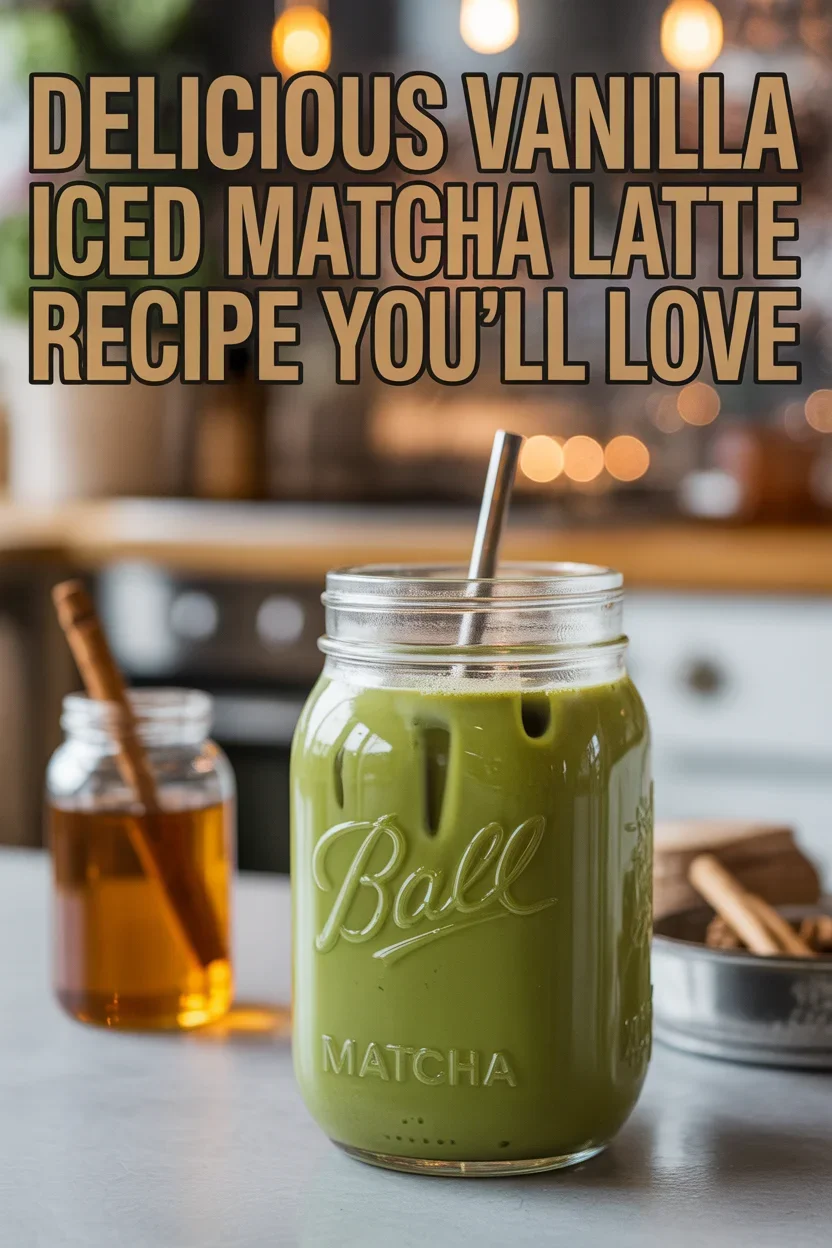 Delicious Vanilla Iced Matcha Latte Recipe You’ll Love
