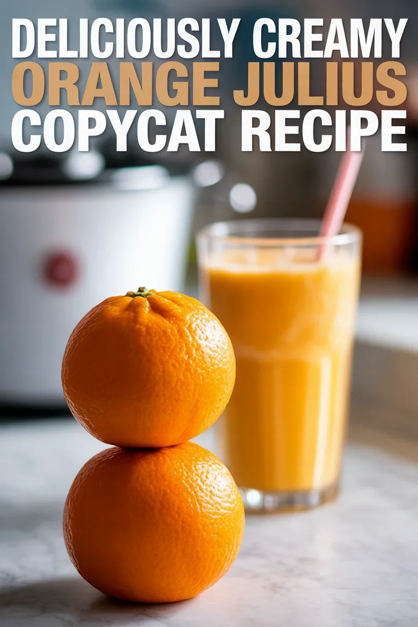 Orange Julius Copycat Smoothie