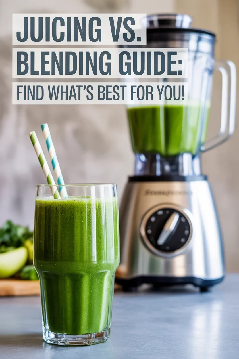juicing vs. blending guide