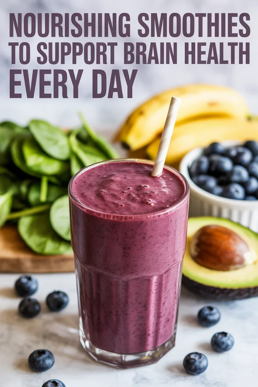 support brain health with smoothies