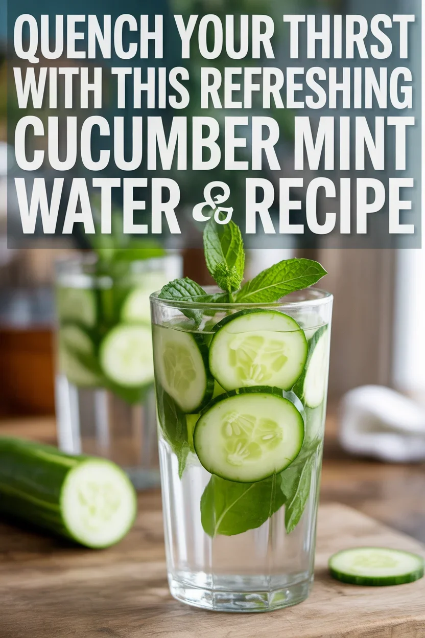 cucumber mint water recipe