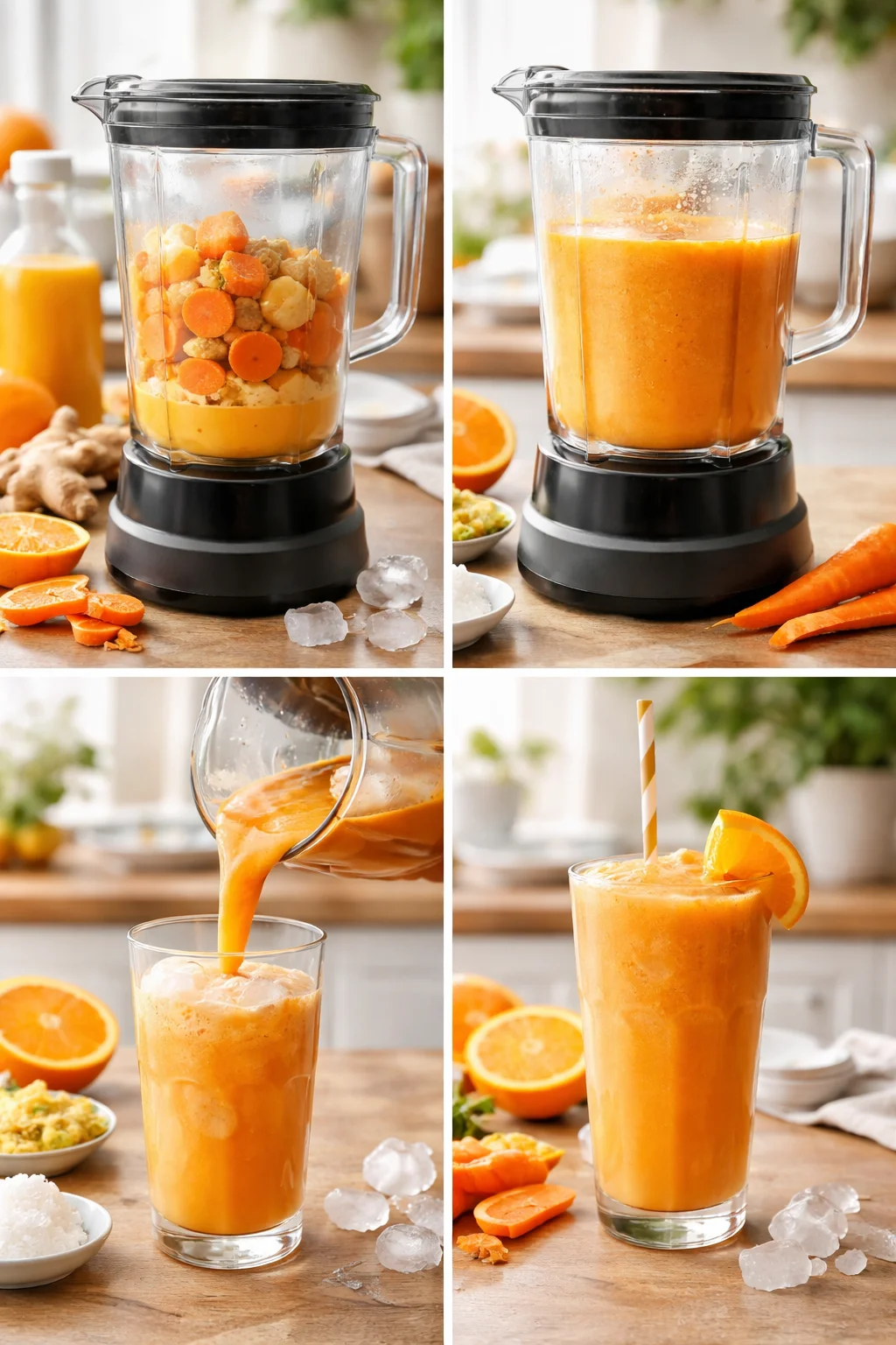 Carrot Ginger Orange Smoothie