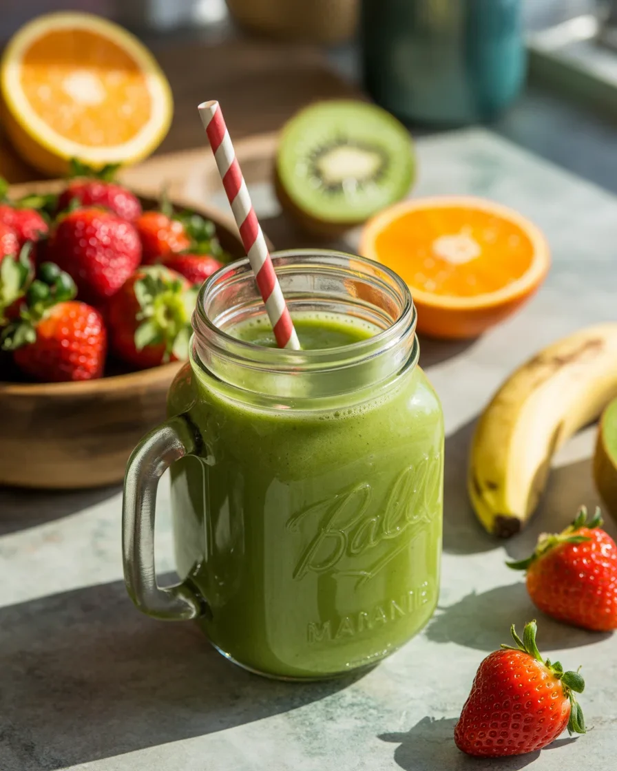 Refreshing Kiwi Strawberry Citrus Smoothie to Brighten Your Day