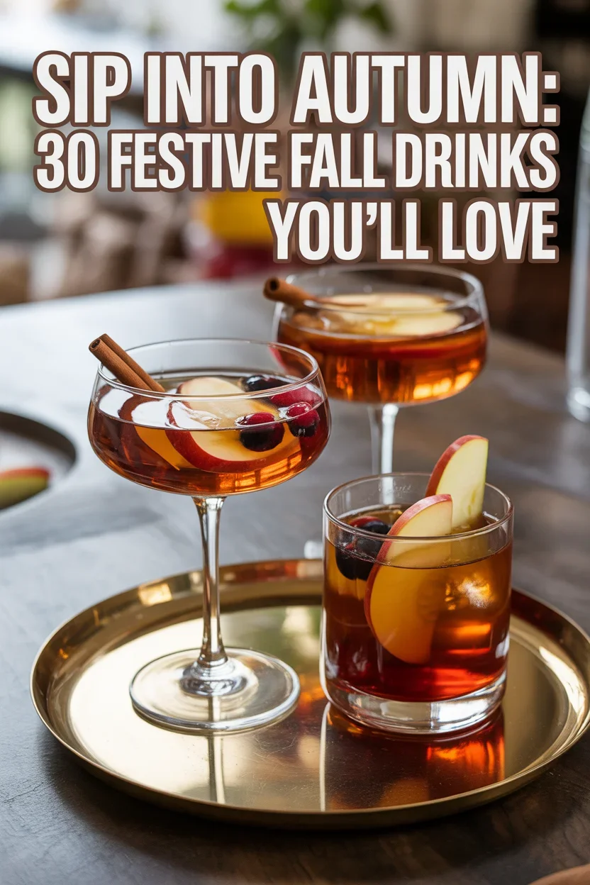 Festive Fall Drinks