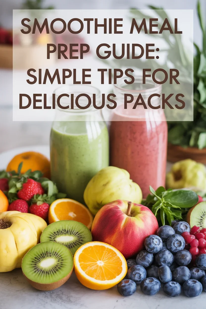 Smoothie Meal Prep Guide: Simple Tips for Delicious Packs