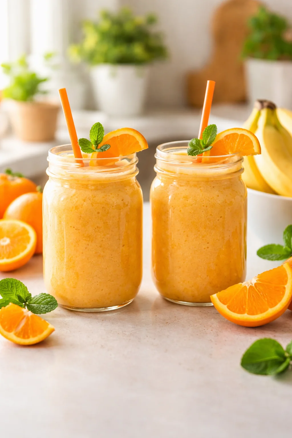 Mandarin Orange Breakfast Smoothie