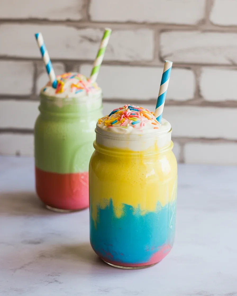 Tie-Dye Rainbow Smoothie: A Fun Twist on Your Next Blend!