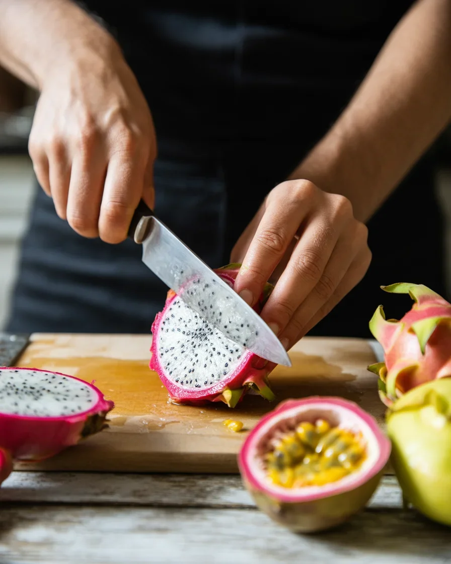 Tropical Bliss: Passion Fruit Dragon Fruit Smoothie Recipe