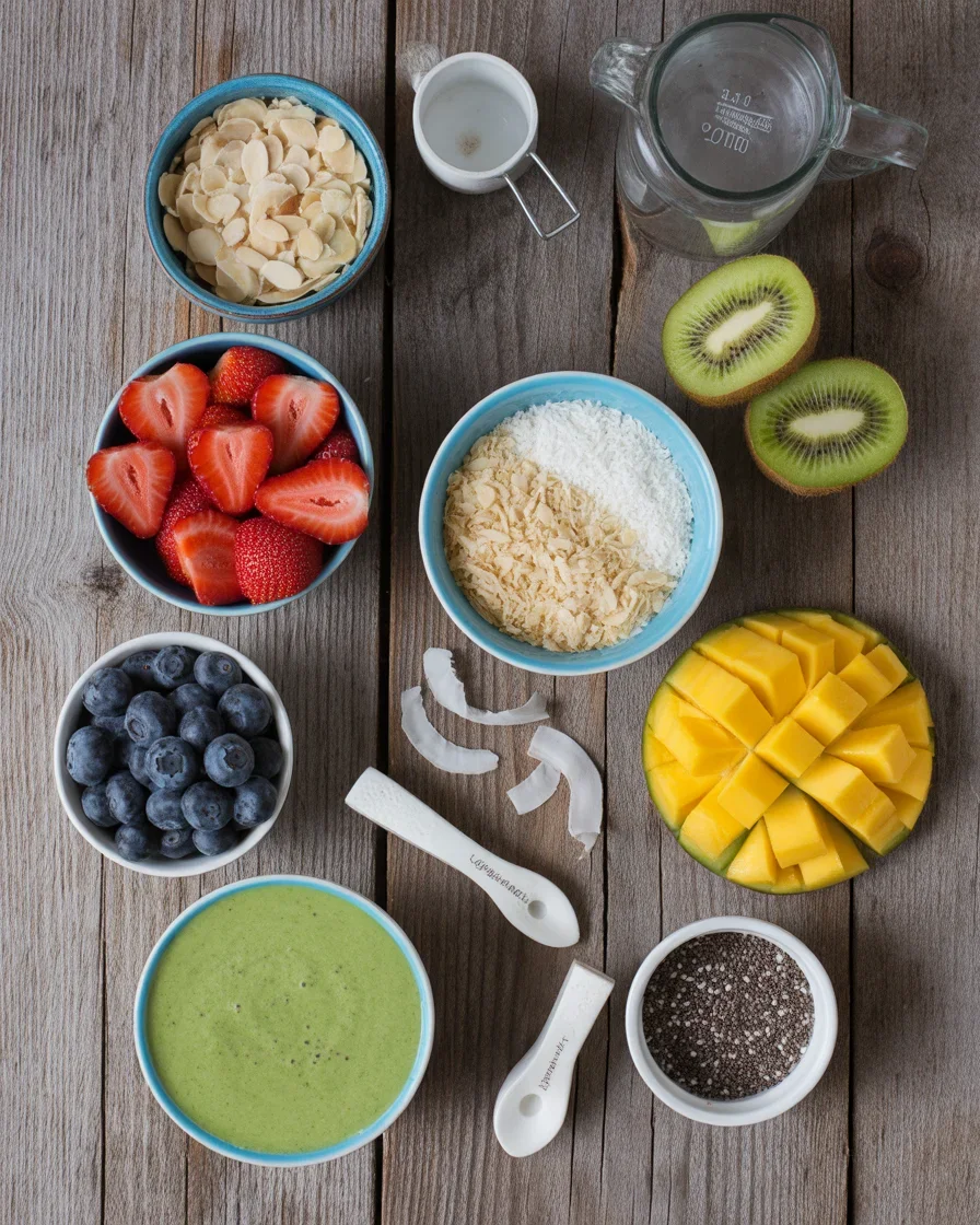 tropical smoothie bowl