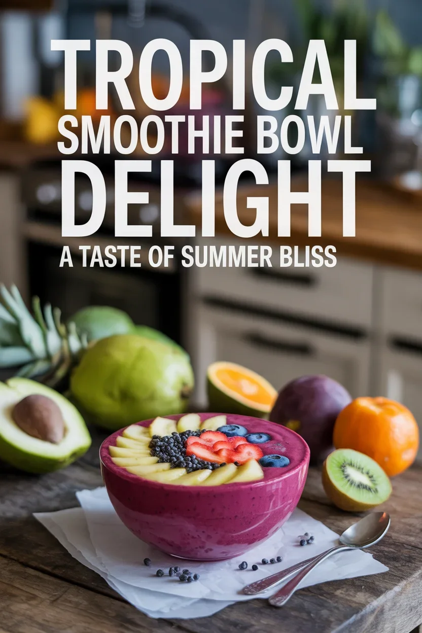 tropical smoothie bowl