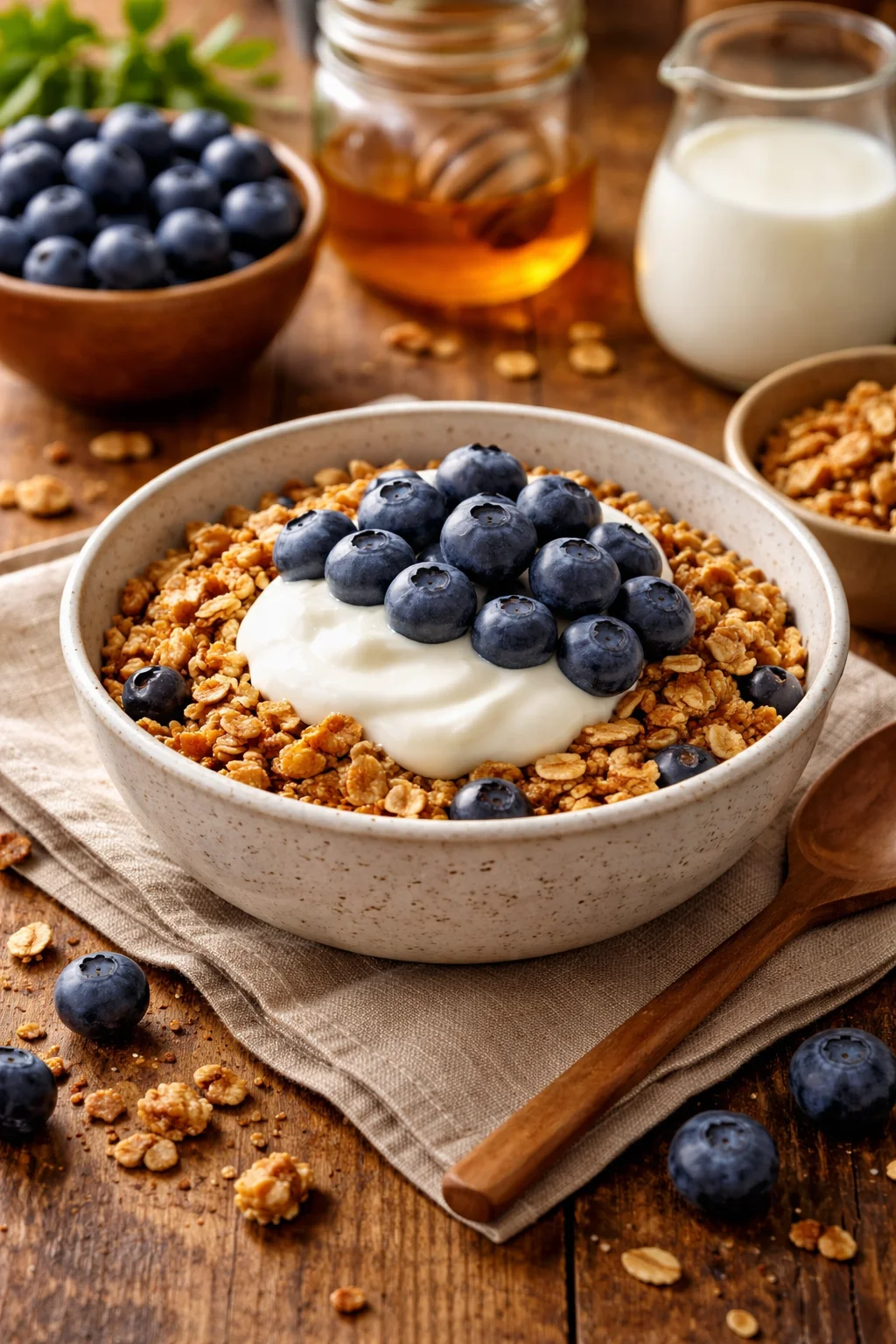 Berry and Muesli Yogurt Bowl