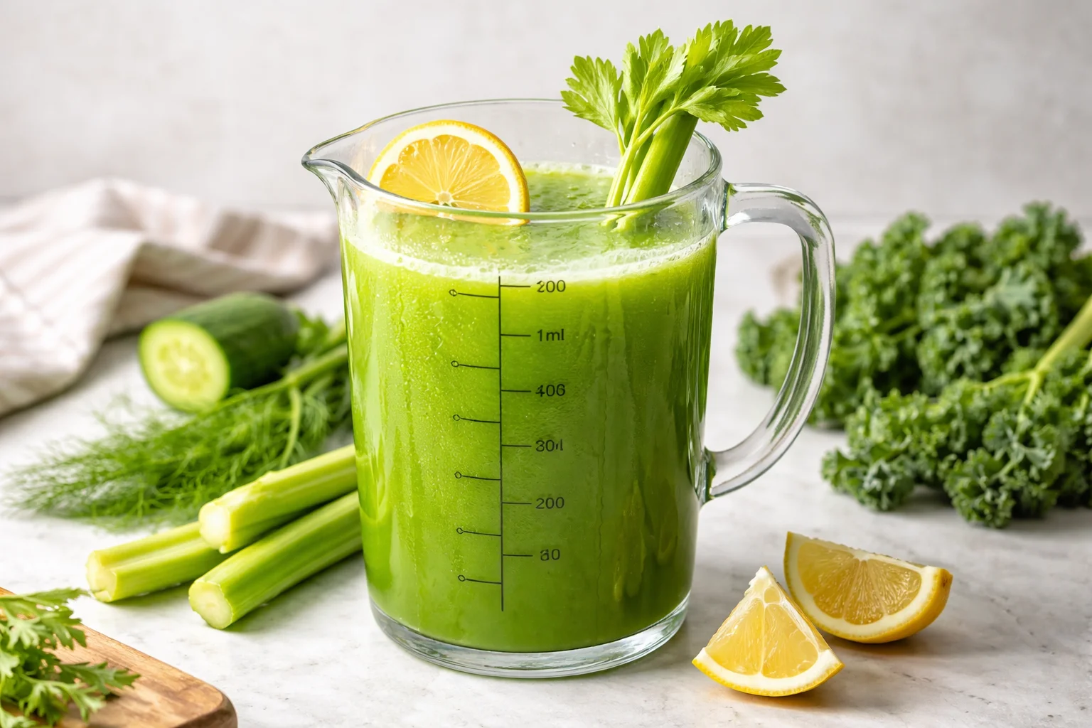 Fennel Cucumber Kale Juice Recipe