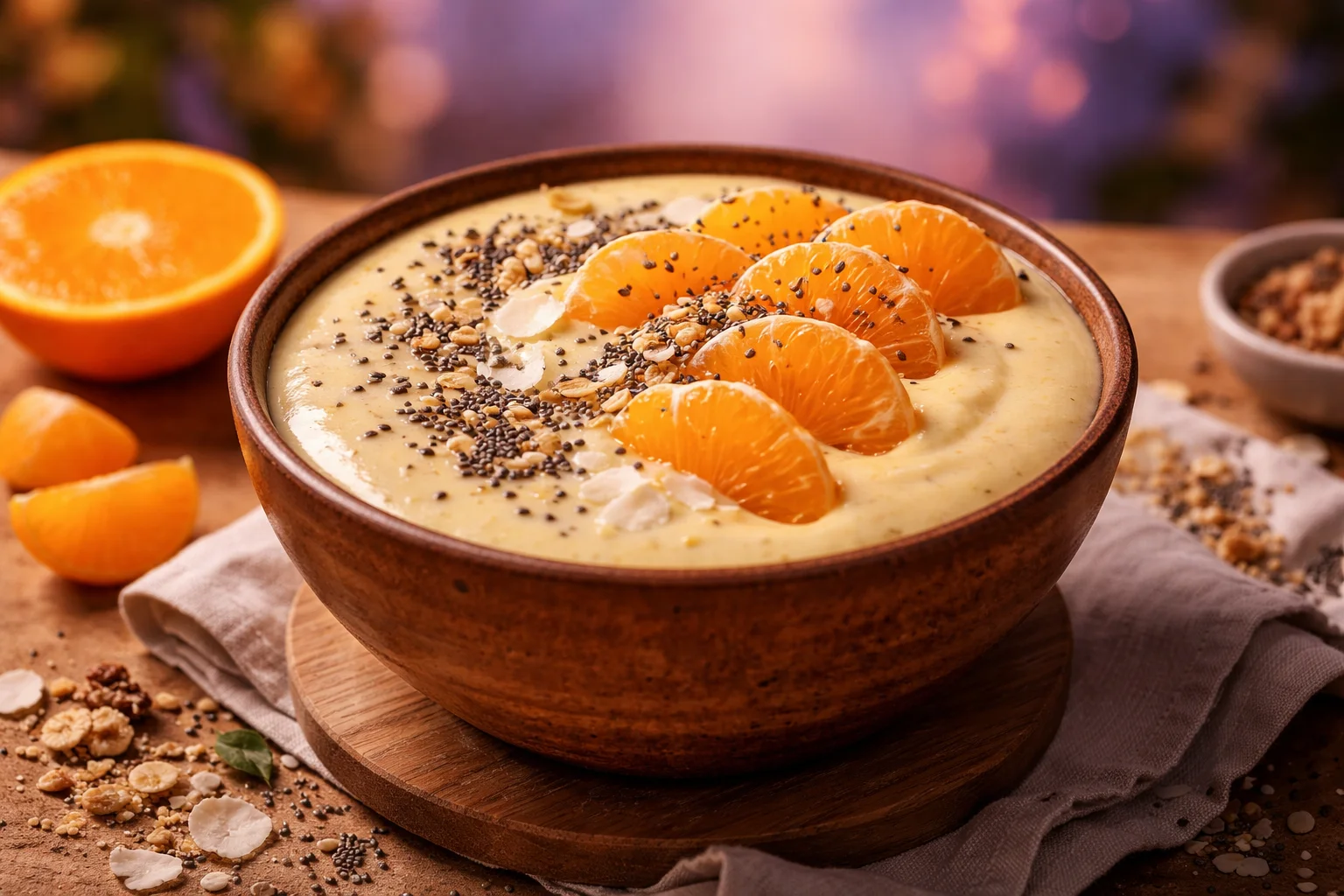 Mandarin Orange Breakfast Smoothie Recipe