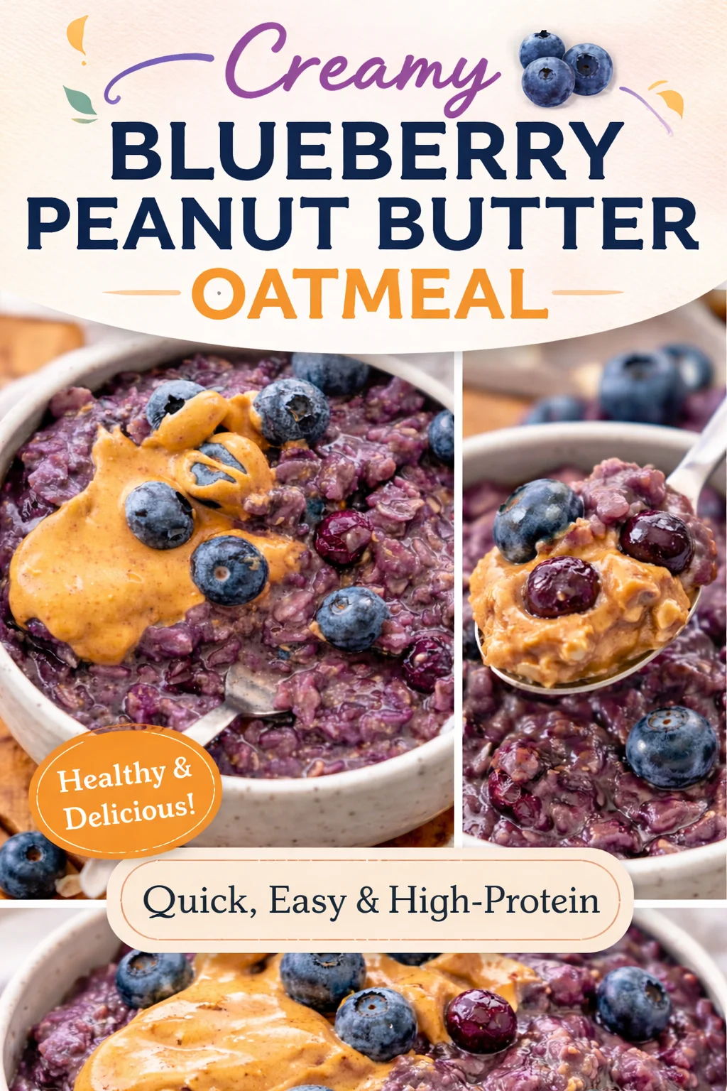 Comforting Blueberry Oatmeal (Stovetop) for a Cozy Morning