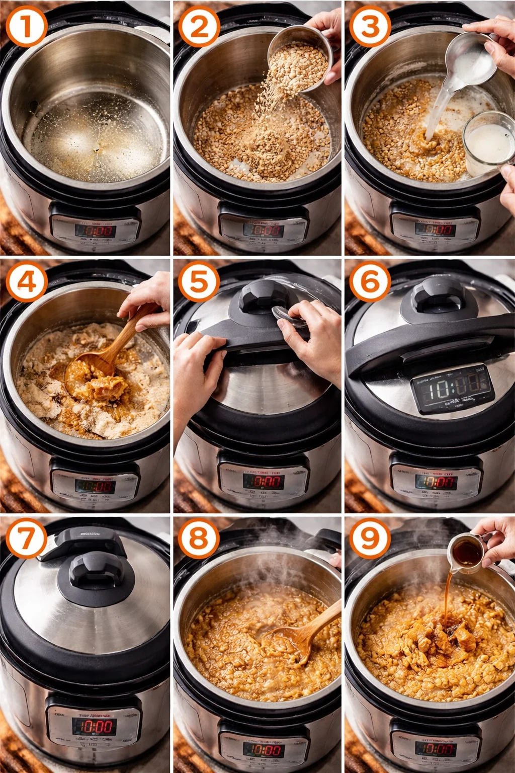 Cozy Instant Pot Pumpkin Spice Steel Cut Oats Recipe