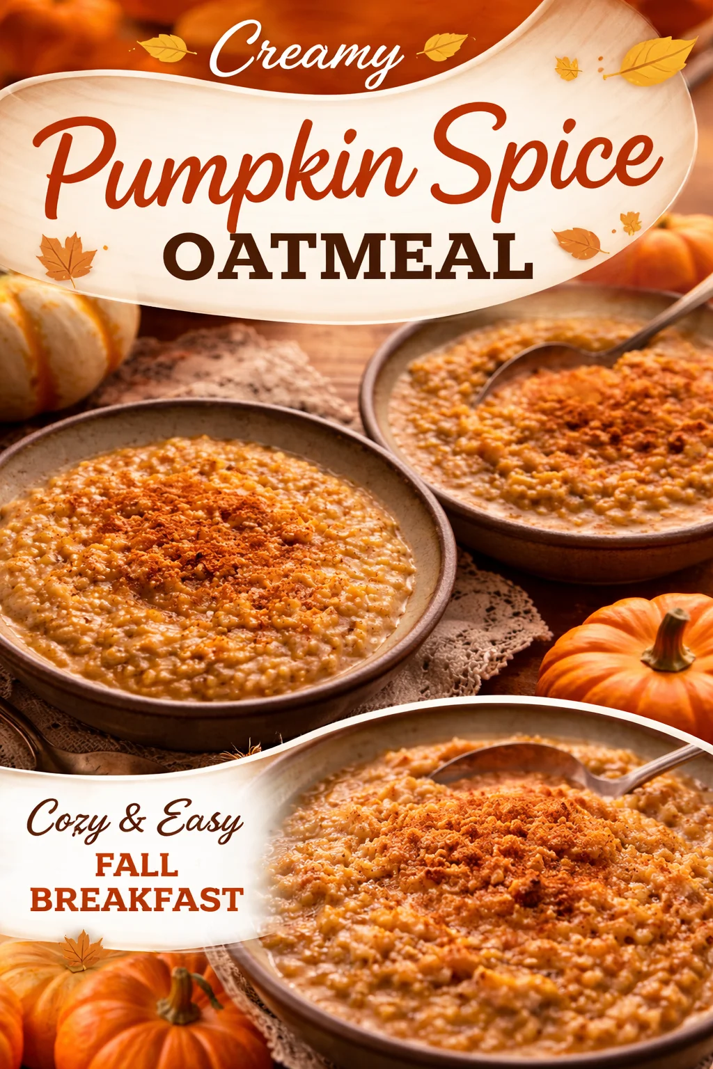 Instant Pot Pumpkin Spice Steel Cut Oats