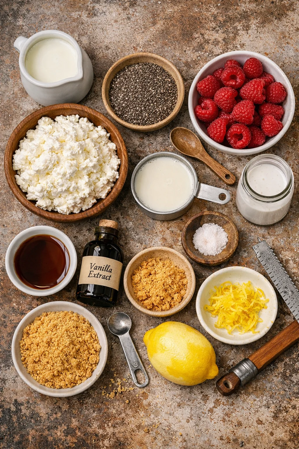 Raspberry Cheesecake Chia Pudding
