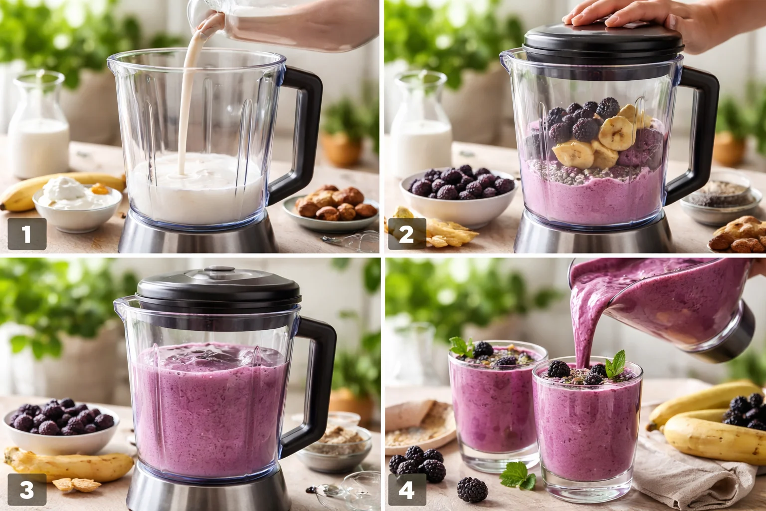 Blackberry Ginger Smoothie Recipe