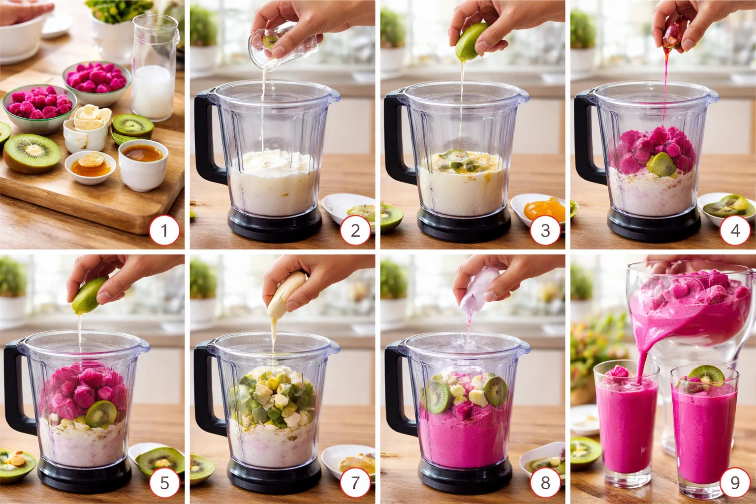 Delicious Dragon Fruit Kiwi Smoothie Recipe You’ll Love