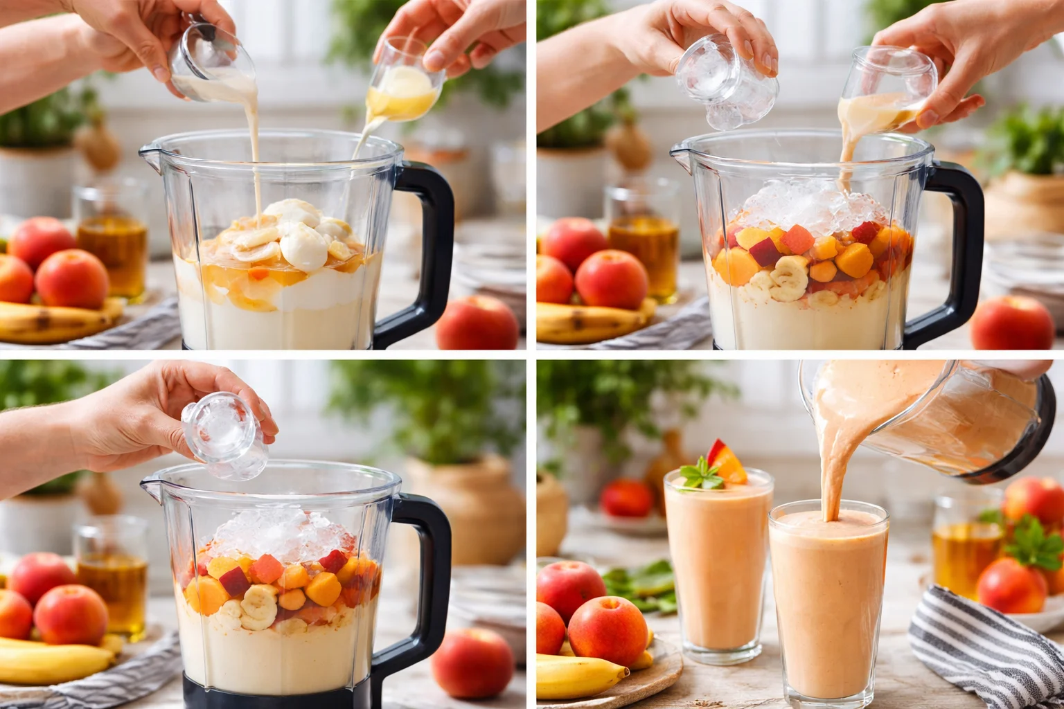 Nectarine Peach Smoothie Recipe