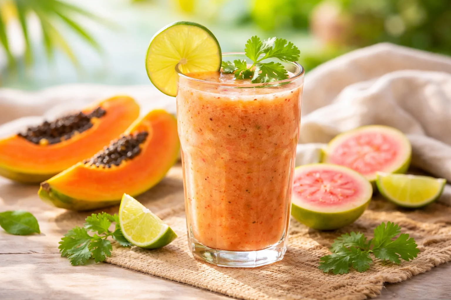 Delicious Papaya Guava Pineapple Tropical Juice Recipe to Quench Your Thirst