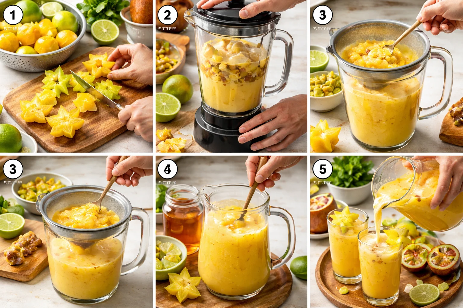 Delicious Star Fruit Passion Fruit Juice Recipe You’ll Adore