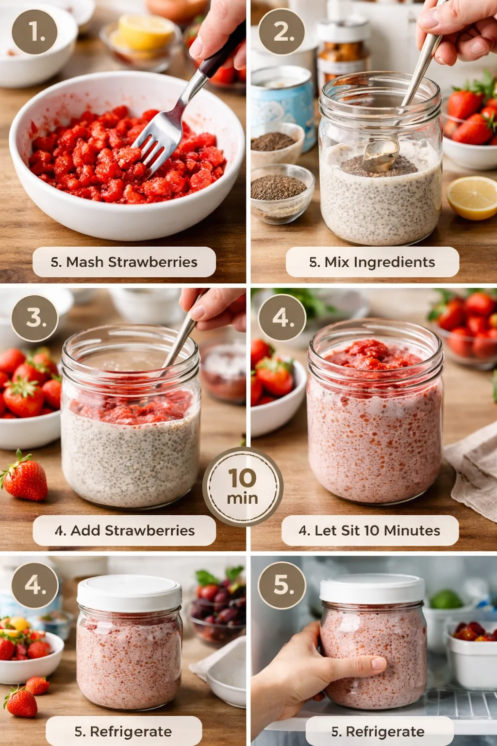 Delicious Strawberry Chia Pudding with Coconut Milk to Savor