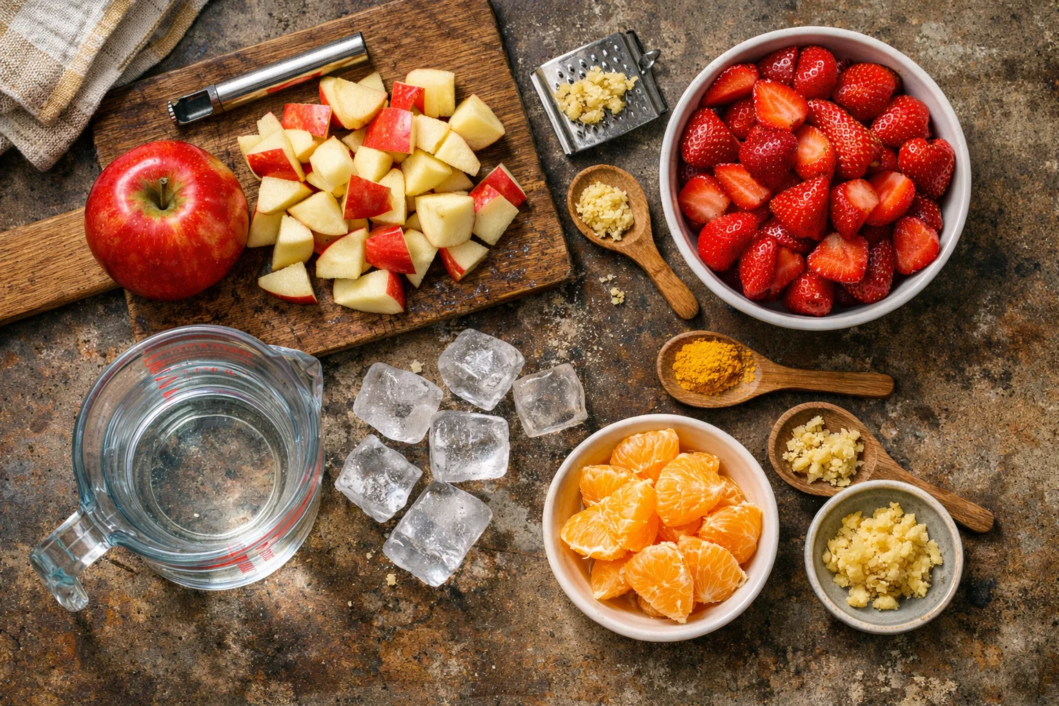 Strawberry Red Apple Juice Recipe