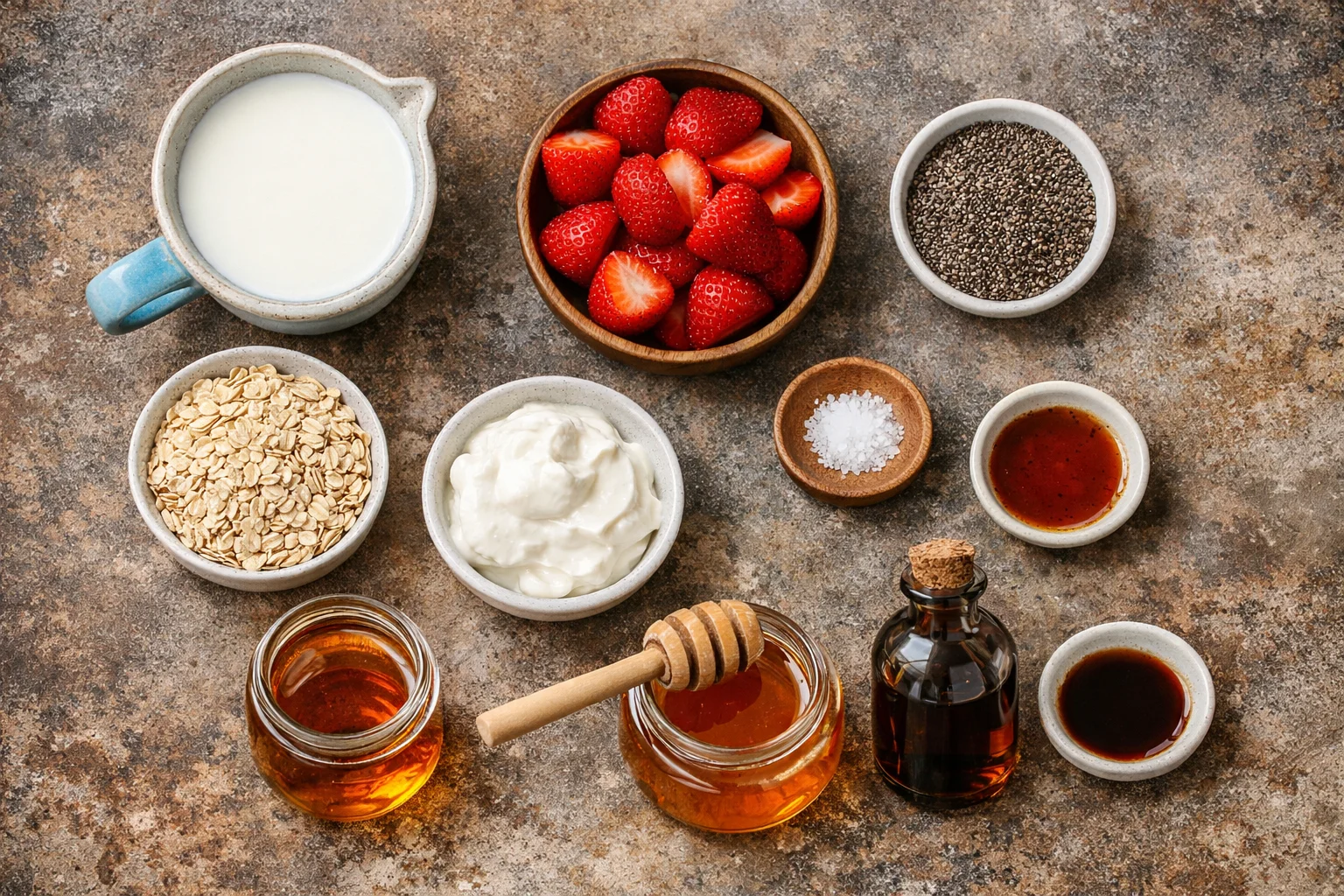 Deliciously Creamy Blended Strawberry Overnight Oats Recipe