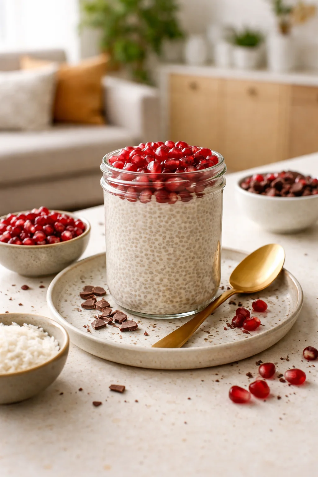 Pomegranate Chia Pudding