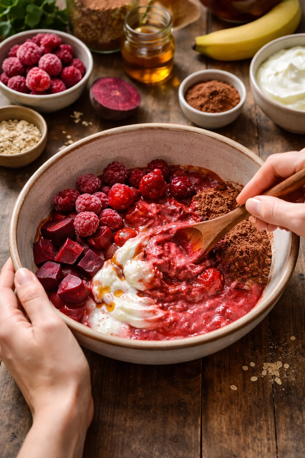 Deliciously Creamy Red Velvet Smoothie You'll Love