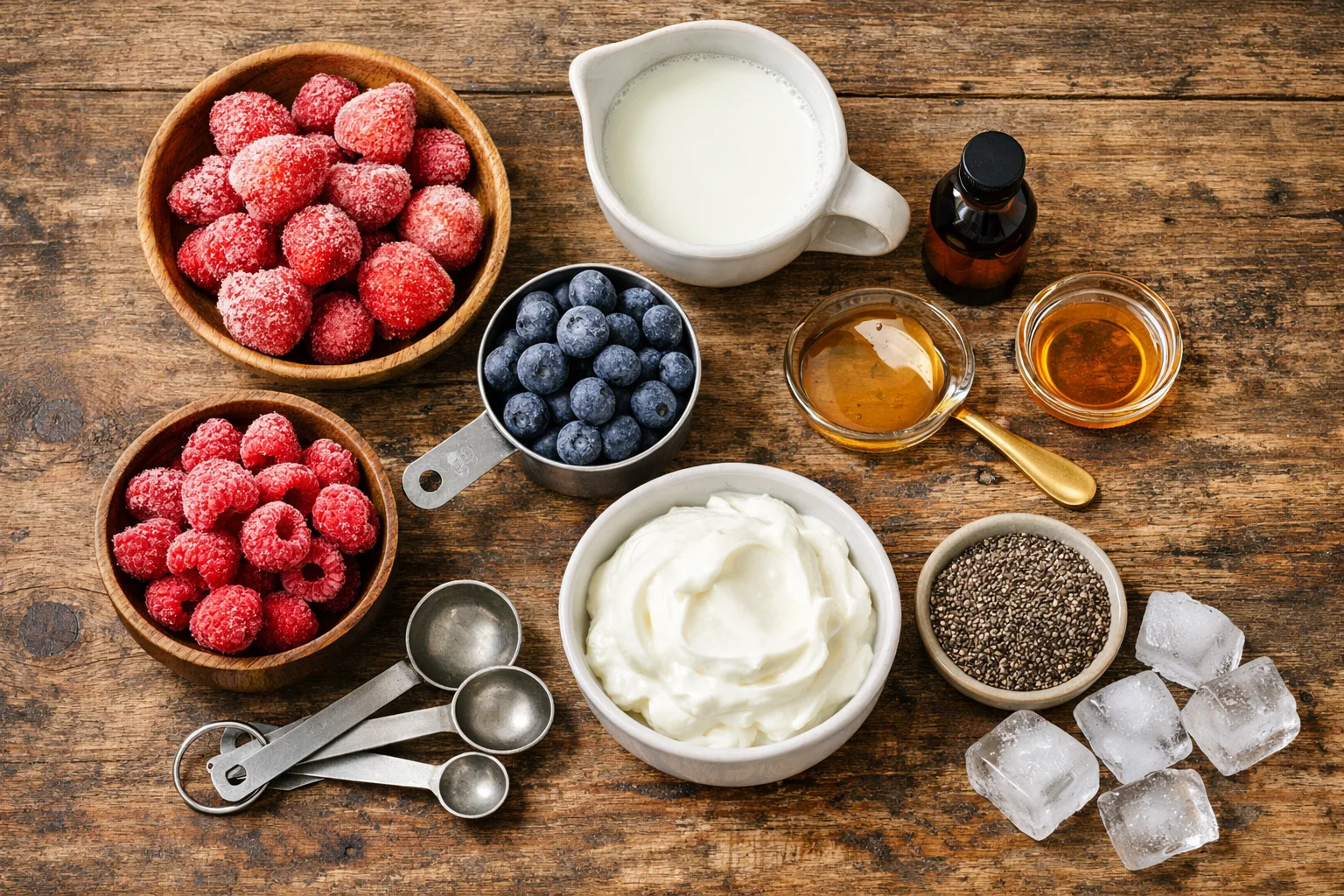 Deliciously Creamy Triple Berry Greek Yogurt Smoothie Recipe