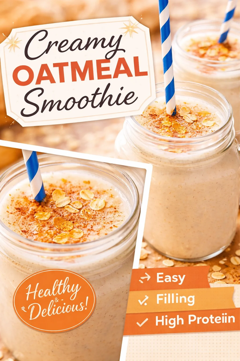 Oatmeal Cookie Smoothie Recipe