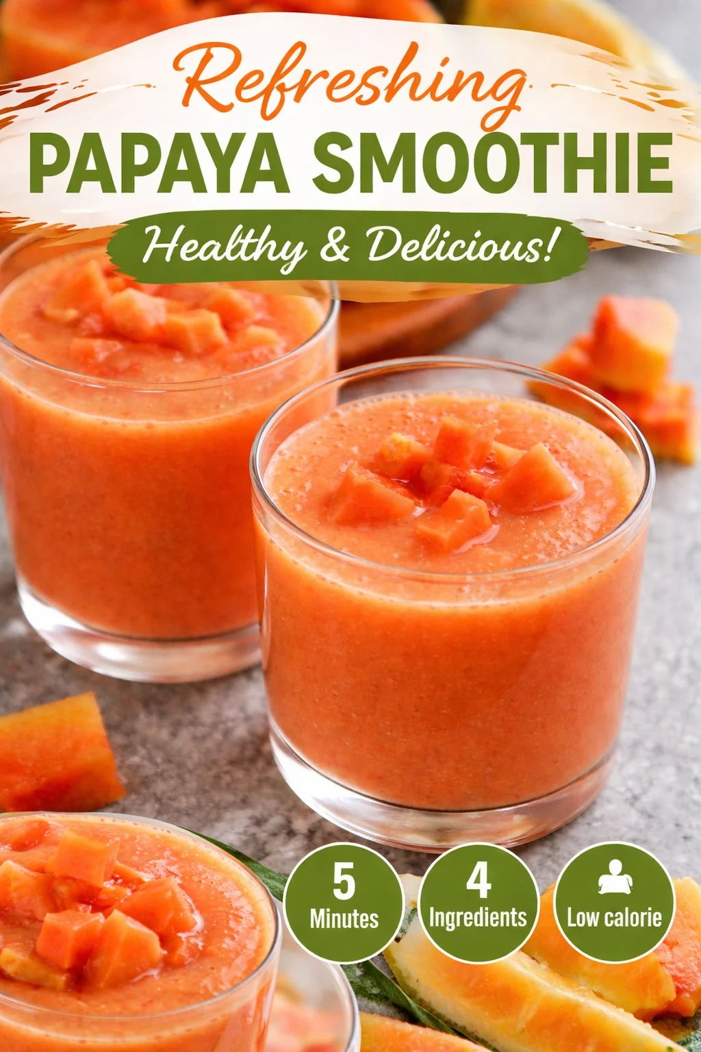 Papaya Ginger Smoothie Recipe