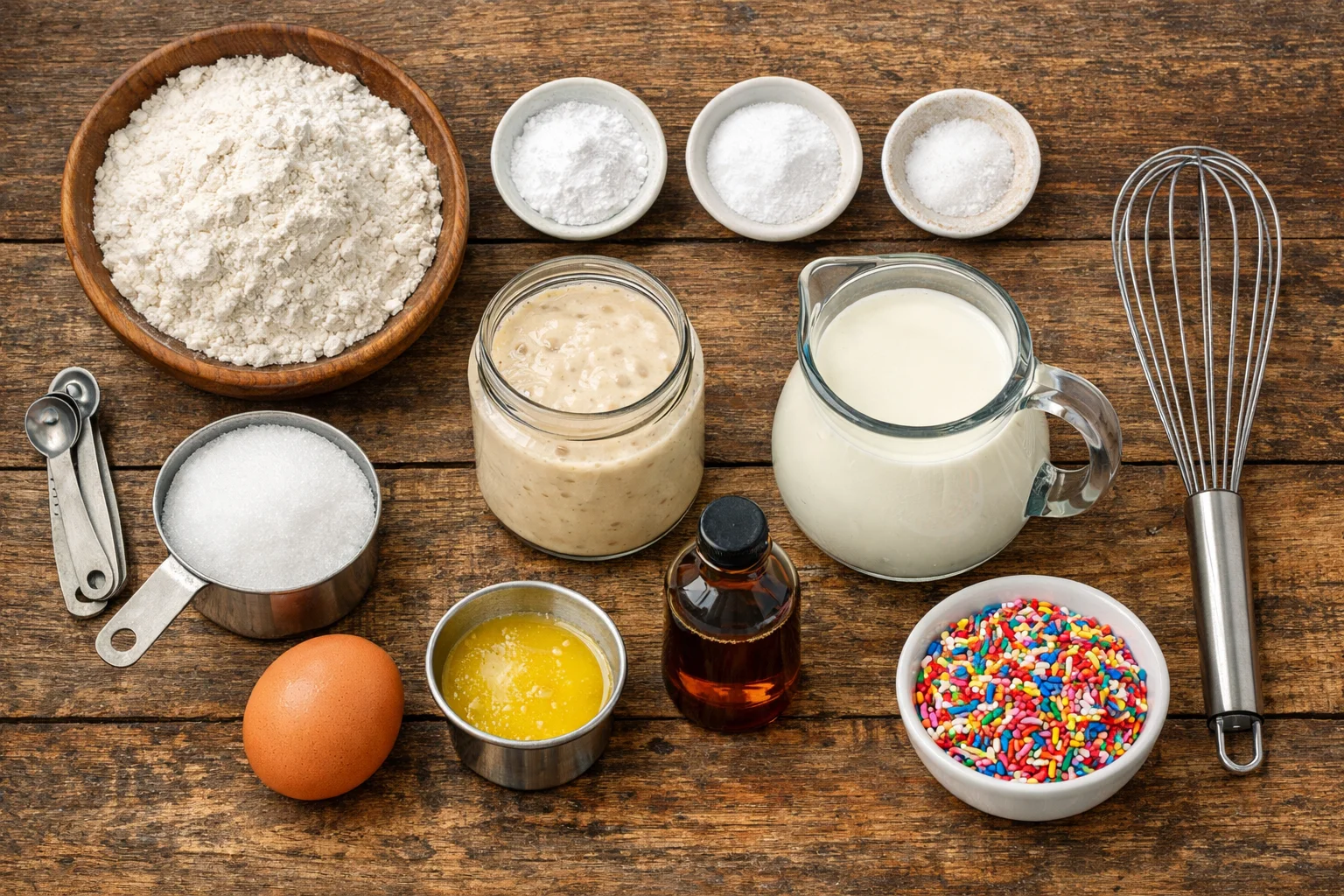 Sourdough Funfetti Pancakes