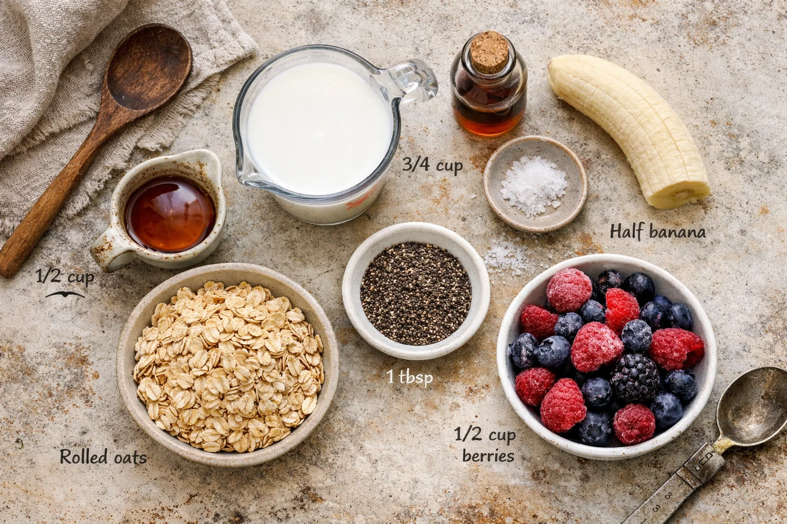 Healthy Blended Overnight Oats