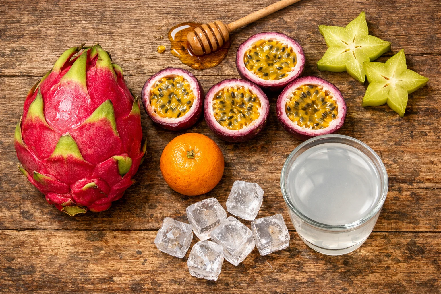 Dragon Fruit Passion Fruit Juice Recipe
