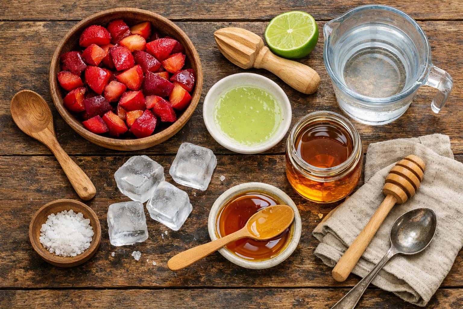 Red Plum Lime Juice Recipe