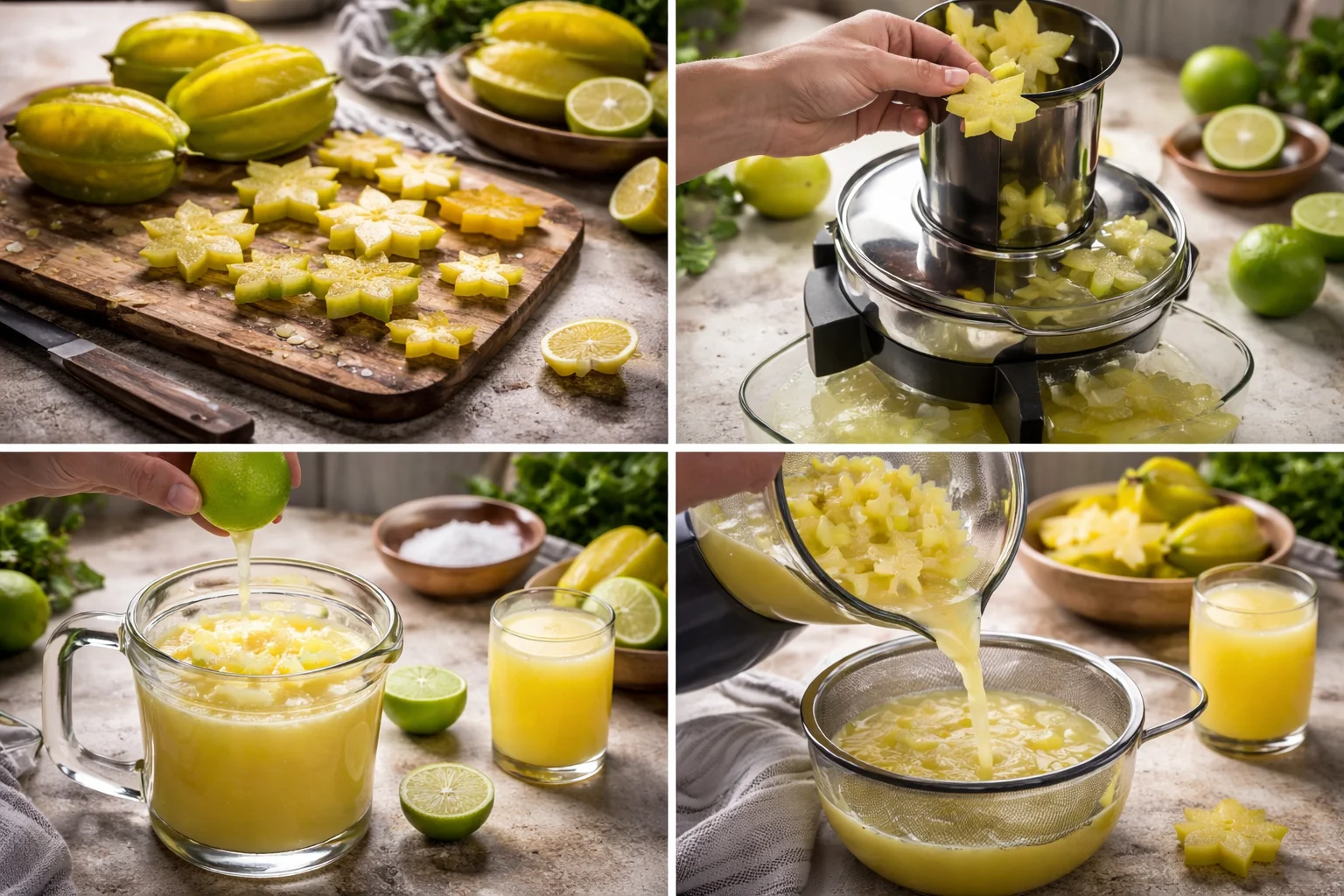 Deliciously Refreshing Star Fruit Carambola Juice Recipe